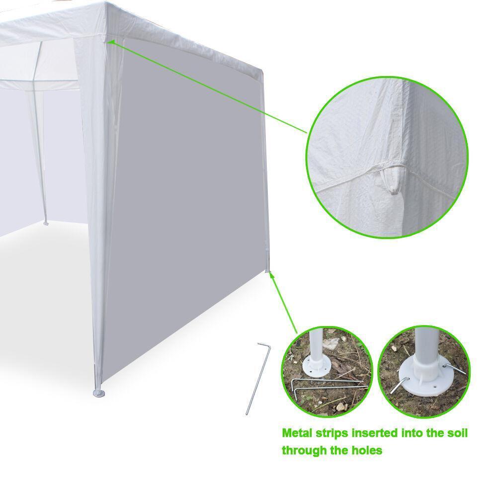 White Carport Canopy Tent B1780