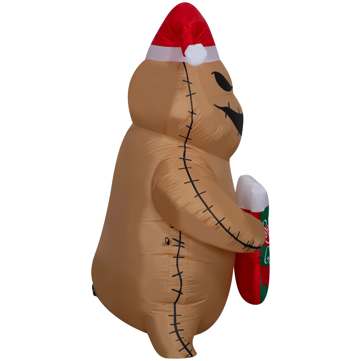 5 Foot Airblown Inflatables Christmas Burlap Oogie Boogie Holding Stocking K970
