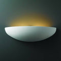 Gloss Black 1-Light Half Moon S7829