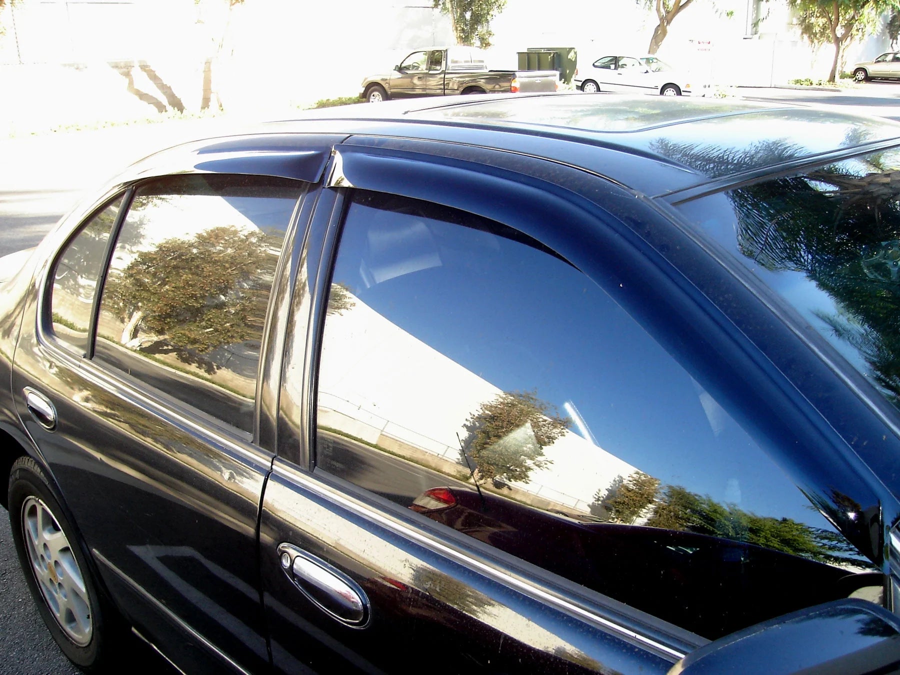 Smoke Tinted 2 Pcs Window Visor Deflector W89662