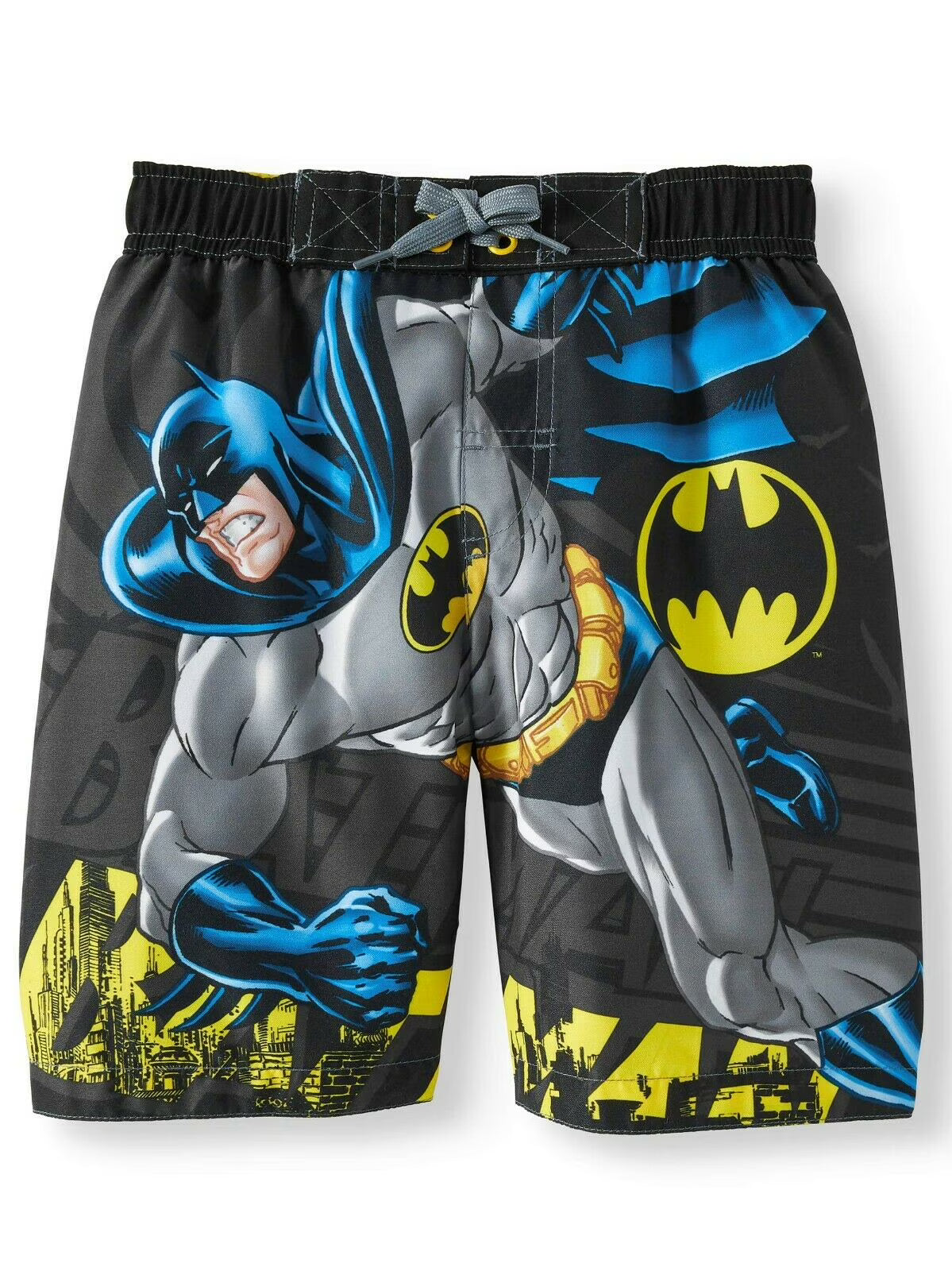 Batman Swim Trunks Shorts Boy Size 5/6 B419955
