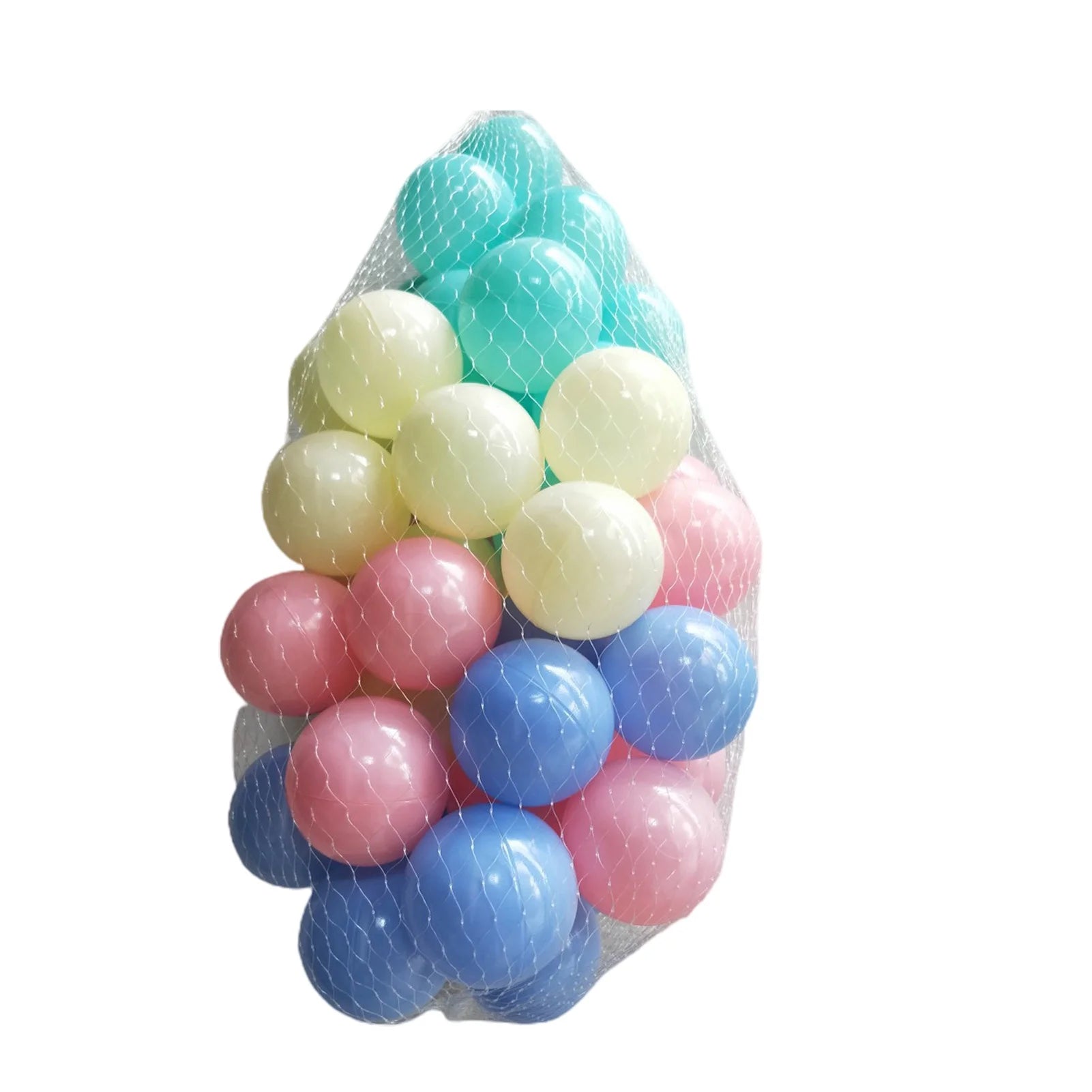 100 Pcs Plastic Ball Pit Balls with Reusable Storage Bag E938