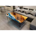 River Table Epoxy Dining Table Resin Coffee Table (without Stand, 60 x 36 Inches) M573907