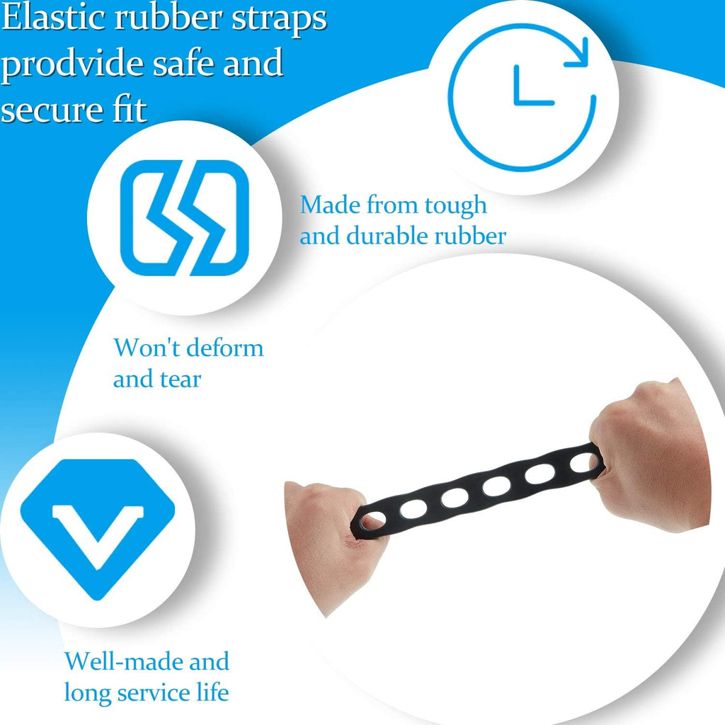 12 Pieces Bike Rack Cradle Strap Rubber Chain Strap N70231