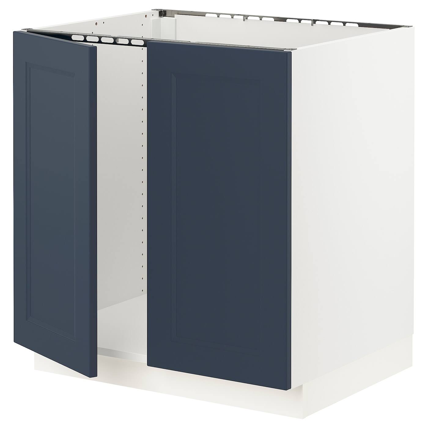 White 30x24x30 Base Cabinet for Sink with 2 Doors M75560