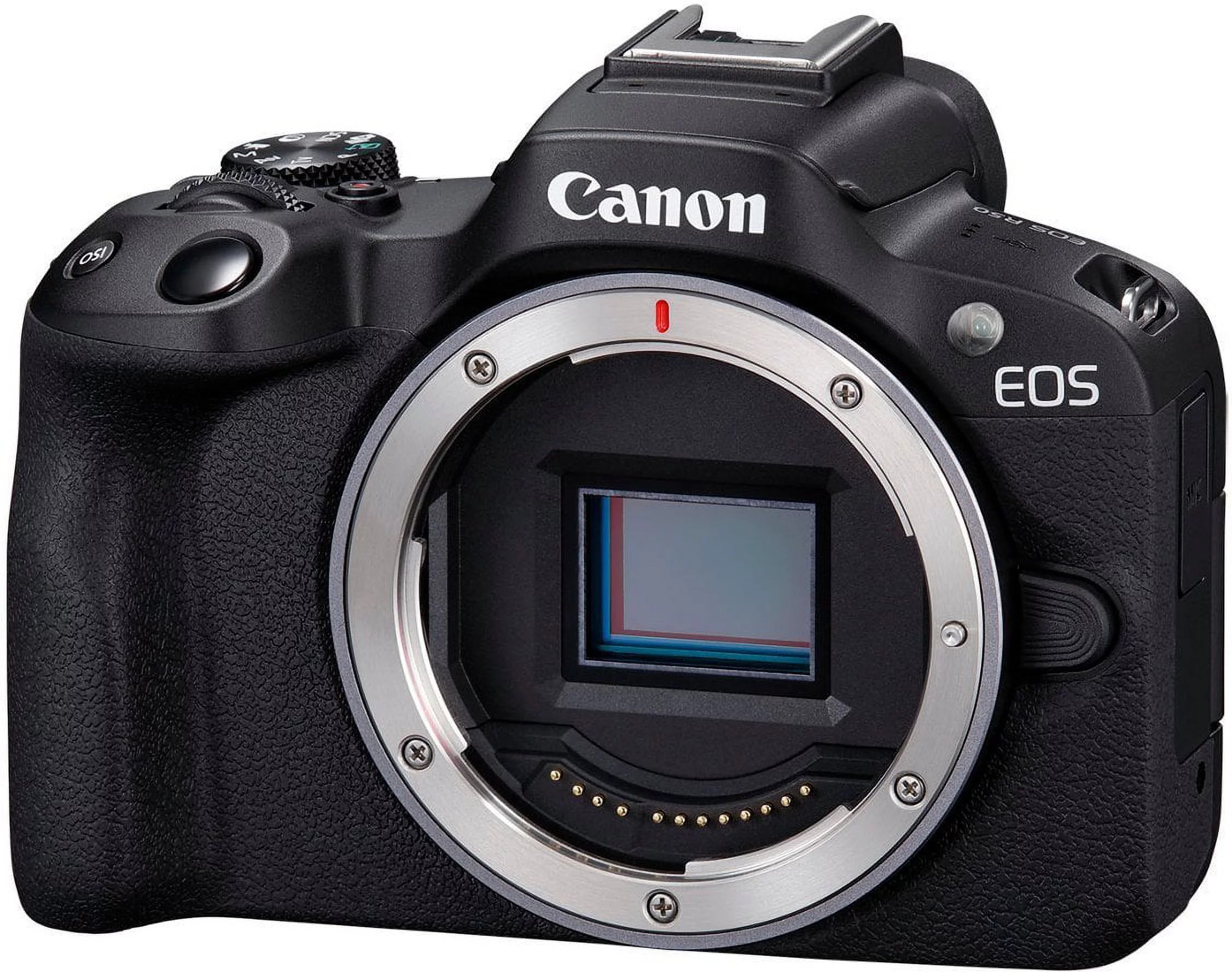 4K Video Mirrorless Camera with RF-S 18-45mm Lens and 20 Accessories S2735