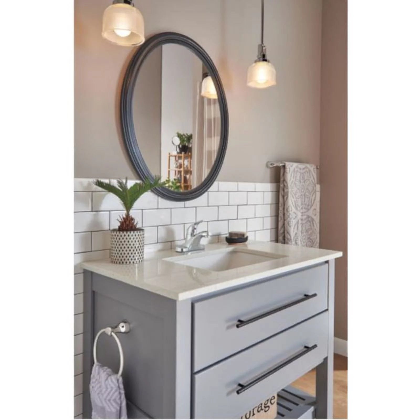 Chrome Single Handle Lavatory Pop-Up Faucet 4 in. G234