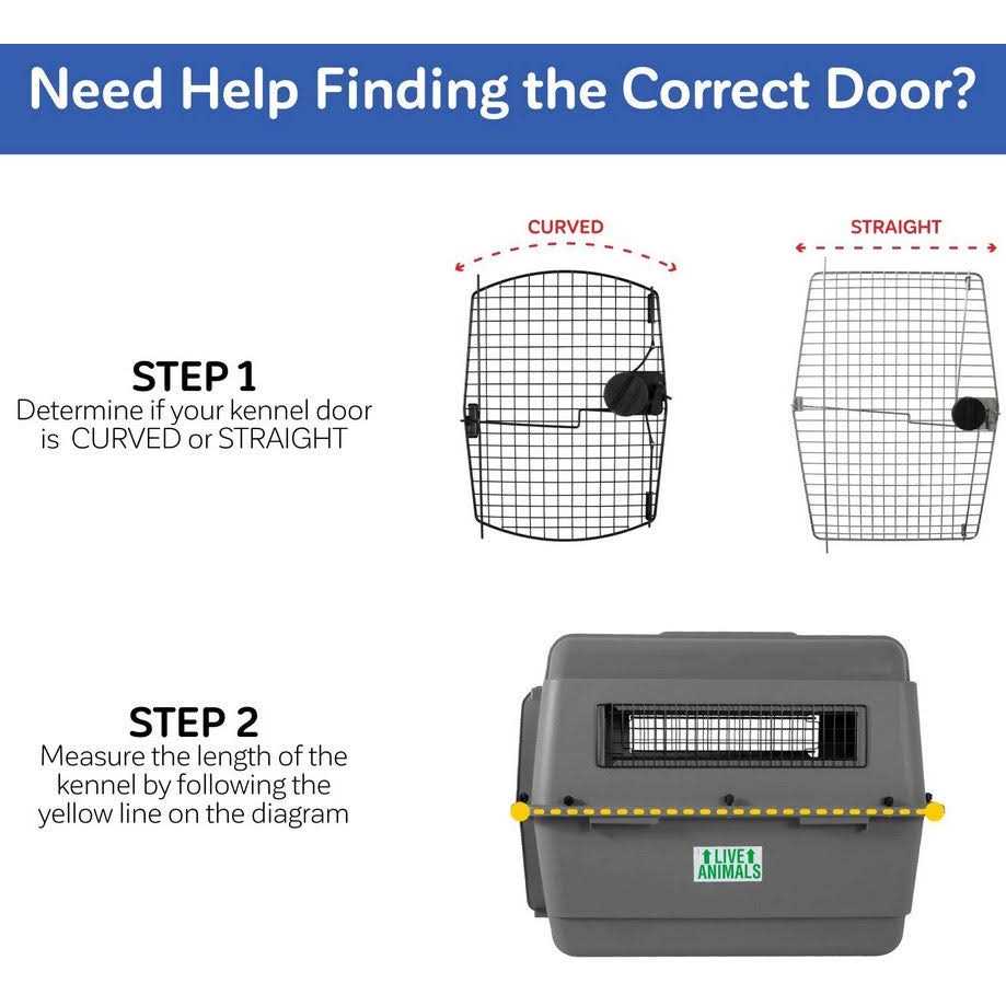Black Kennel Replacement Door R997