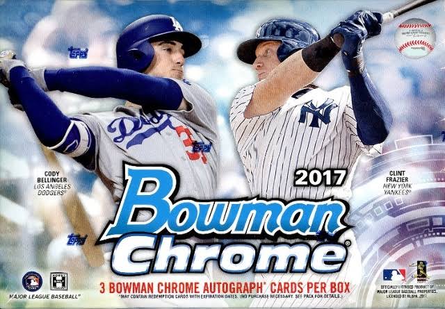 2017 Bowman Chrome Baseball HTA Choice Box W553358