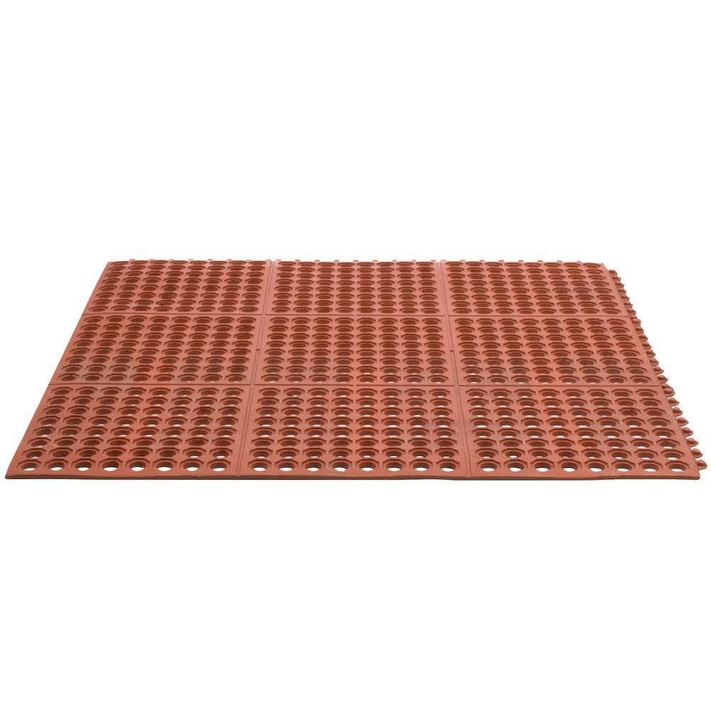 Red Commercial Rubber Mat 3 x 5 Feet C816