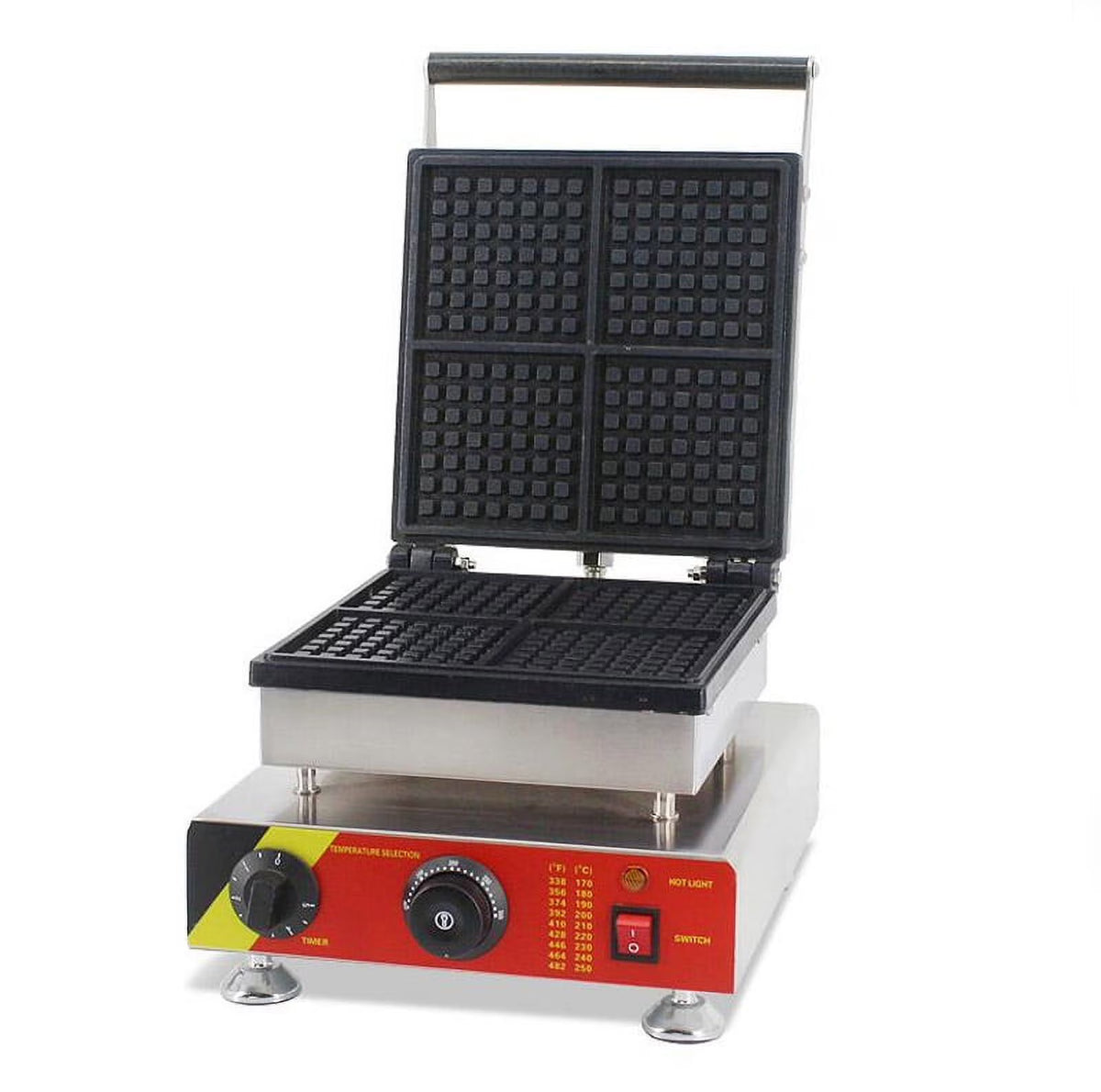 Square Waffle Baker Machine Nonstick Muffin Maker 4PCS R358