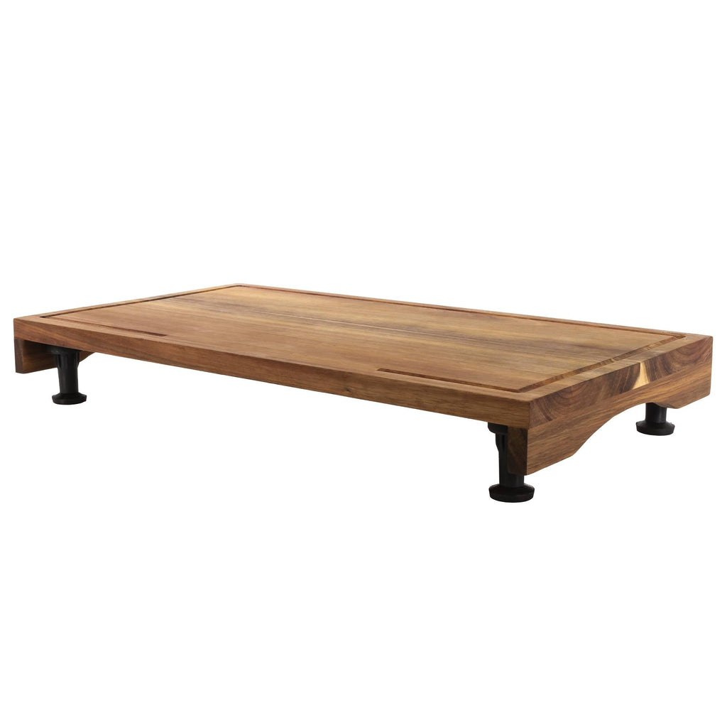 Acacia Wood Cutting Board and Dual Burner Stovetop Cover F980439