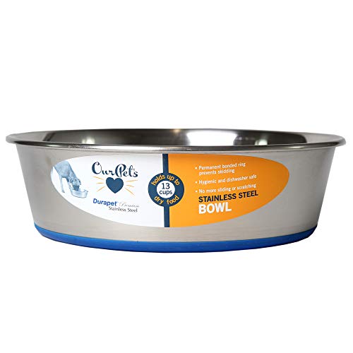 Stainless Steel Dog Bowl - 8 CUP Y687481