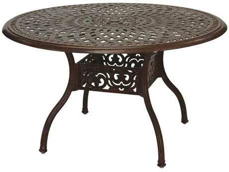 60 Cast Aluminum Round Patio Dining Table Z976