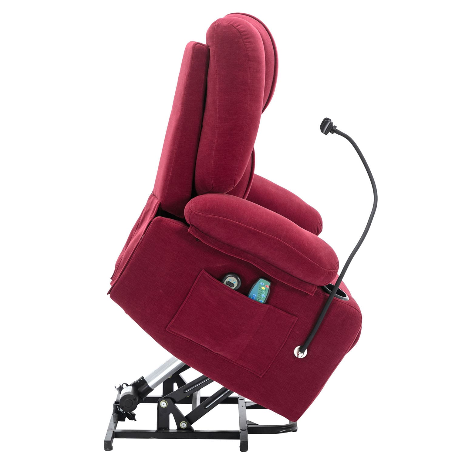 Electric Lift Recliner Massage Chair with Remote Control A433947