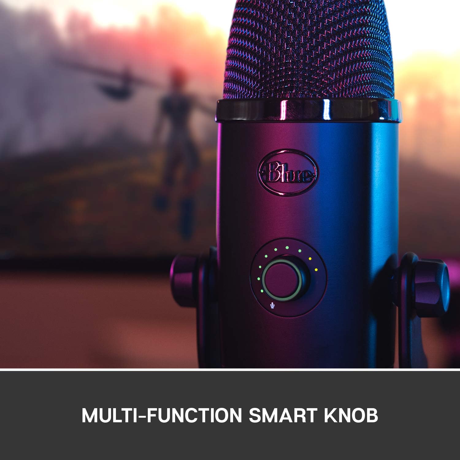 Blue Yeti X Professional Condenser USB Microphone with High-Res Metering, LED Lighting E72892