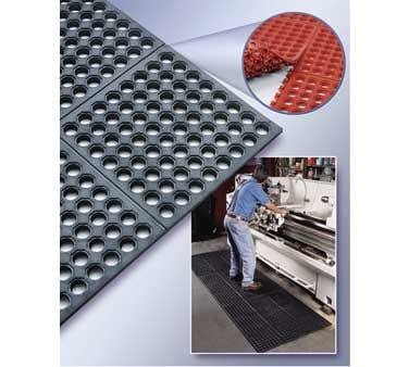 Red Commercial Rubber Mat 3 x 5 Feet C816