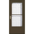Brown Mid-View Universal Reversible Wood Core Storm Door P50065