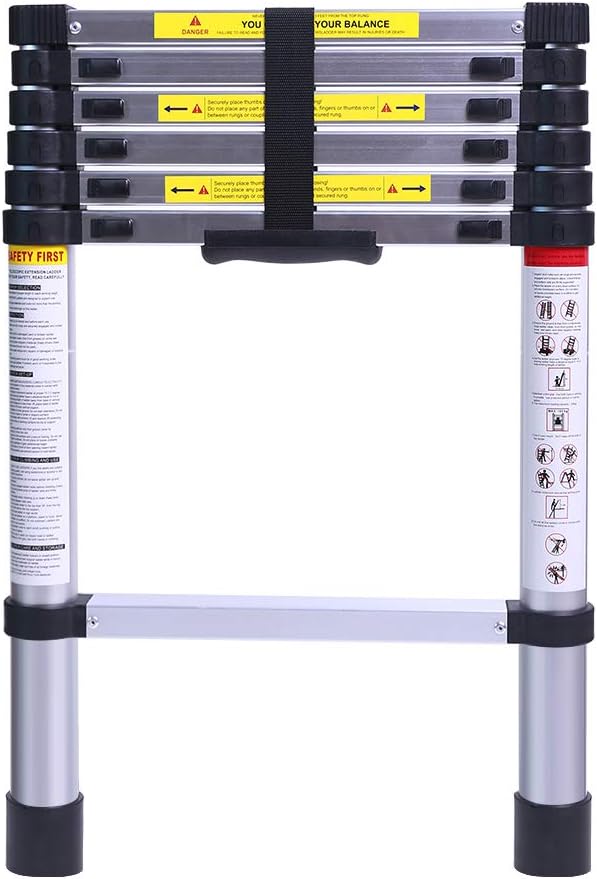 9.5FT Aluminum Telescoping Ladder Q5638