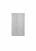 48 in. x 80 in. Solid Core Primed Double Prehung French Door E3376