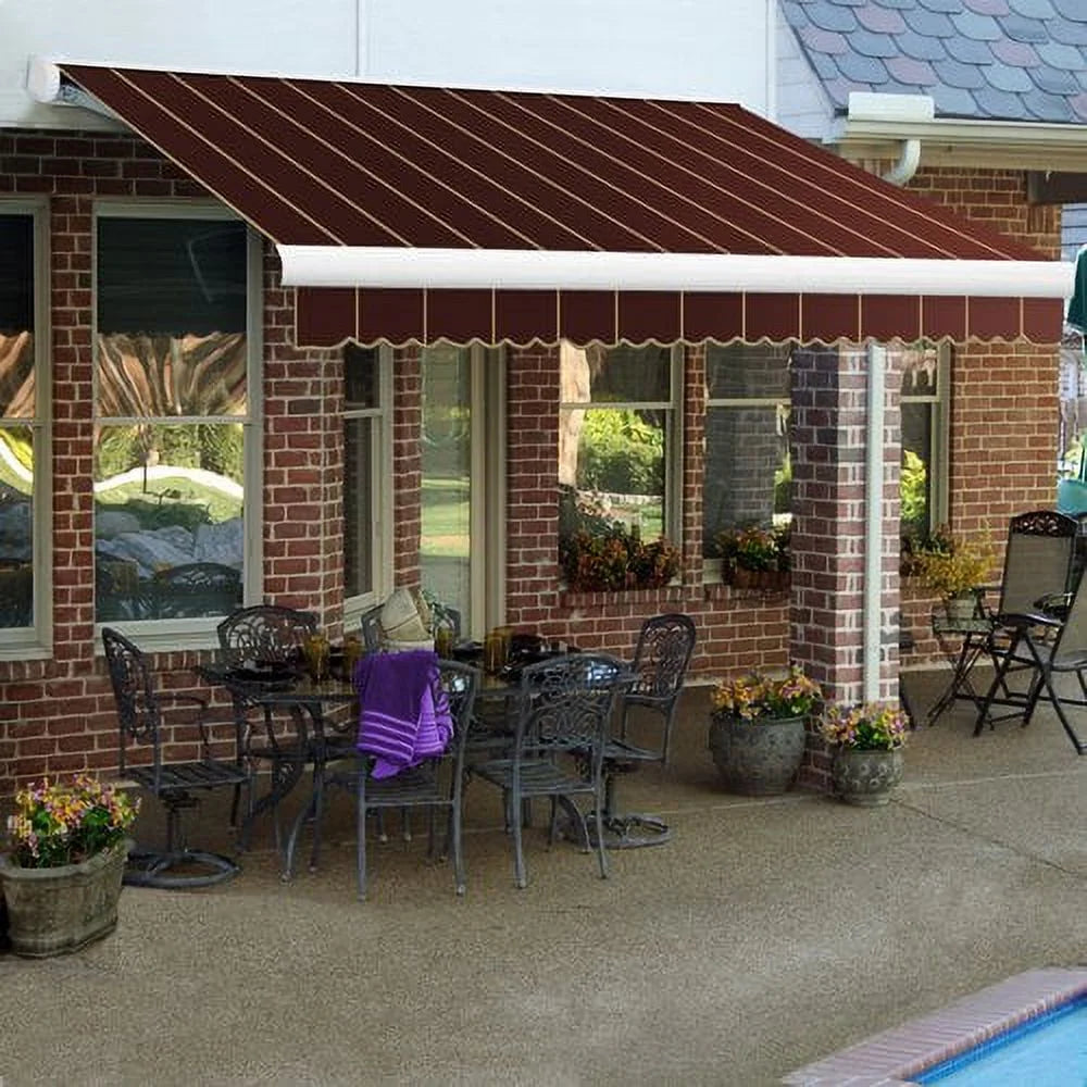 Motorized Retractable Awning with Remote Q4080