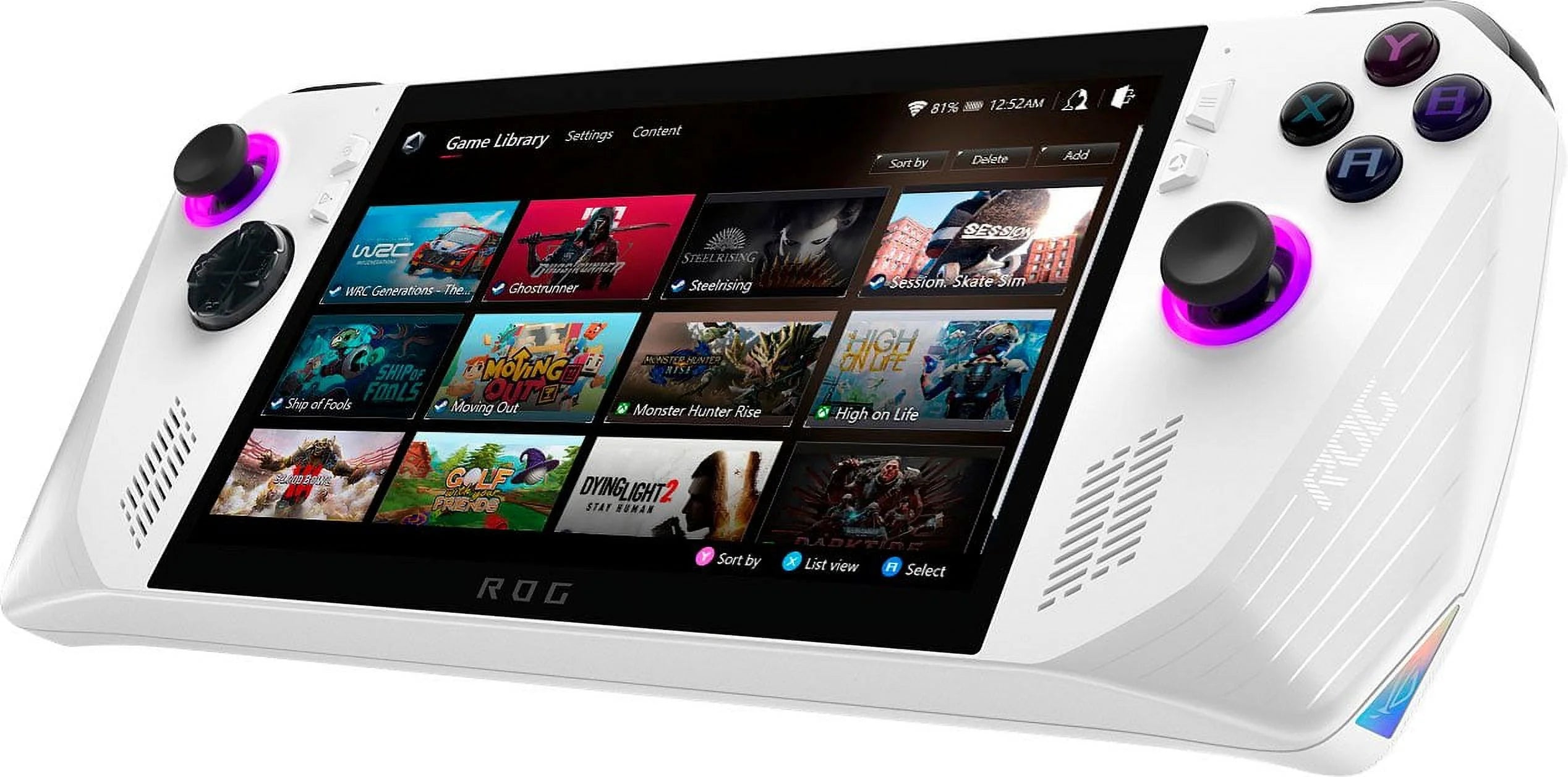 512GB Gaming Handheld 7-inch Touchscreen 120Hz FHD 1080p AMD Ryzen Z1 Extreme Processor, 128GB MicroSD Card, 5 Accessories I165