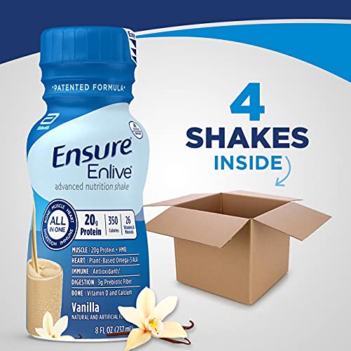 Vanilla 8 Fl Oz Pack of 4 Meal Replacement Shake J13763