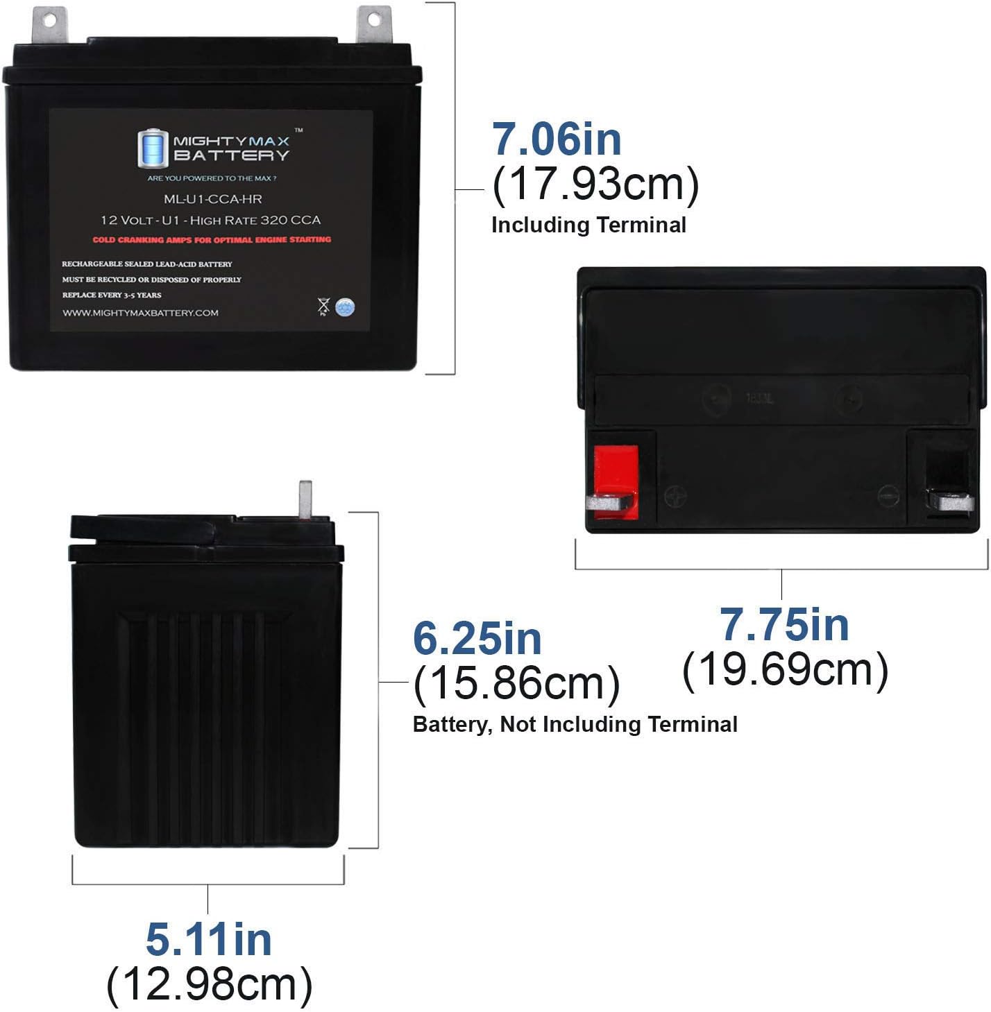 12V 320CCA Battery Z769791