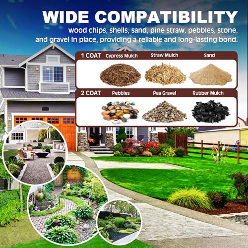 1 Gallon Concentrate Gravel Glue Landscape Adhesive O122