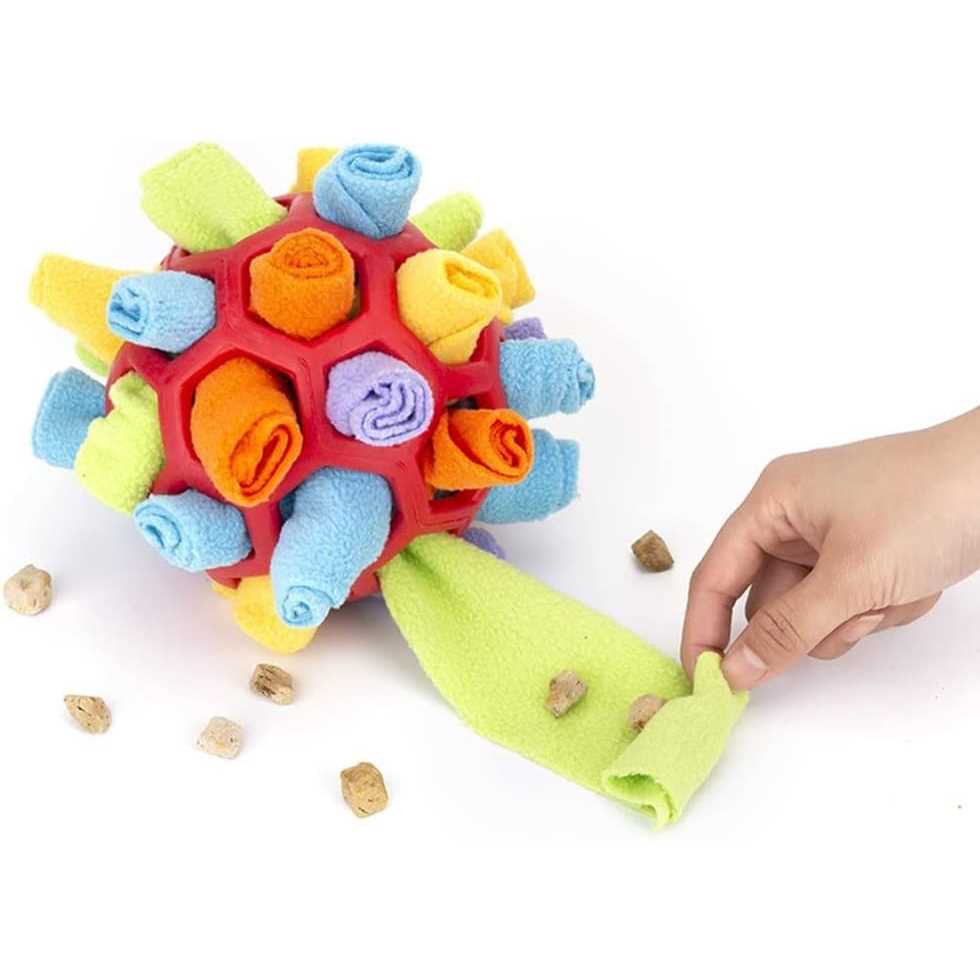 Interactive Dog Puzzle Toy Snuffle Ball Slow Feeder G32965