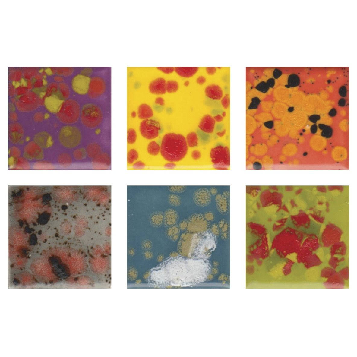 True Flow Colorburst Glazes, Pint - Set of 6 Z3252