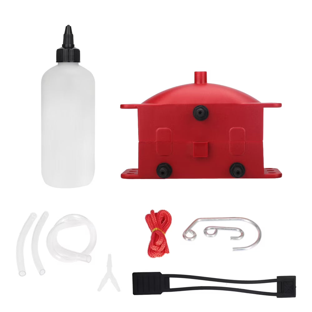 Motorcycle Chain Cleaning Kit with Brush and Lube Device N404741
