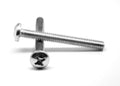 #2-56 x 3/8x22 Coarse Thread Machine Screw Phillips Pan Head Low Carbon Steel Zinc Plated Pk 10000 M87335