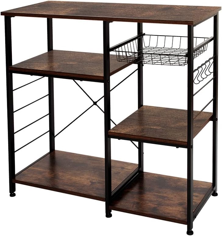 Kitchen Cart with Bottle Holder W335