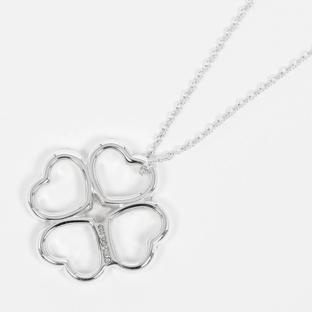 Heart Clover Necklace 925 Silver R102177
