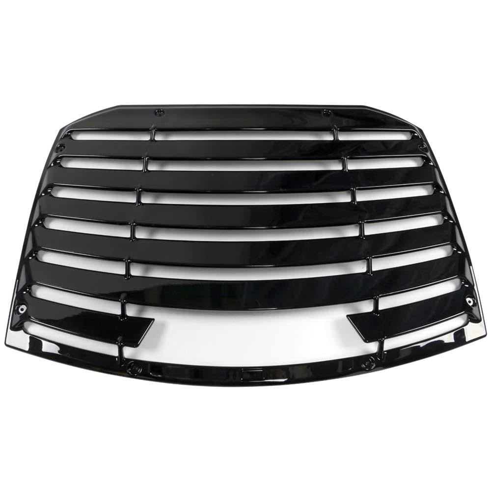 Gloss Black Rear Window Louver I490233