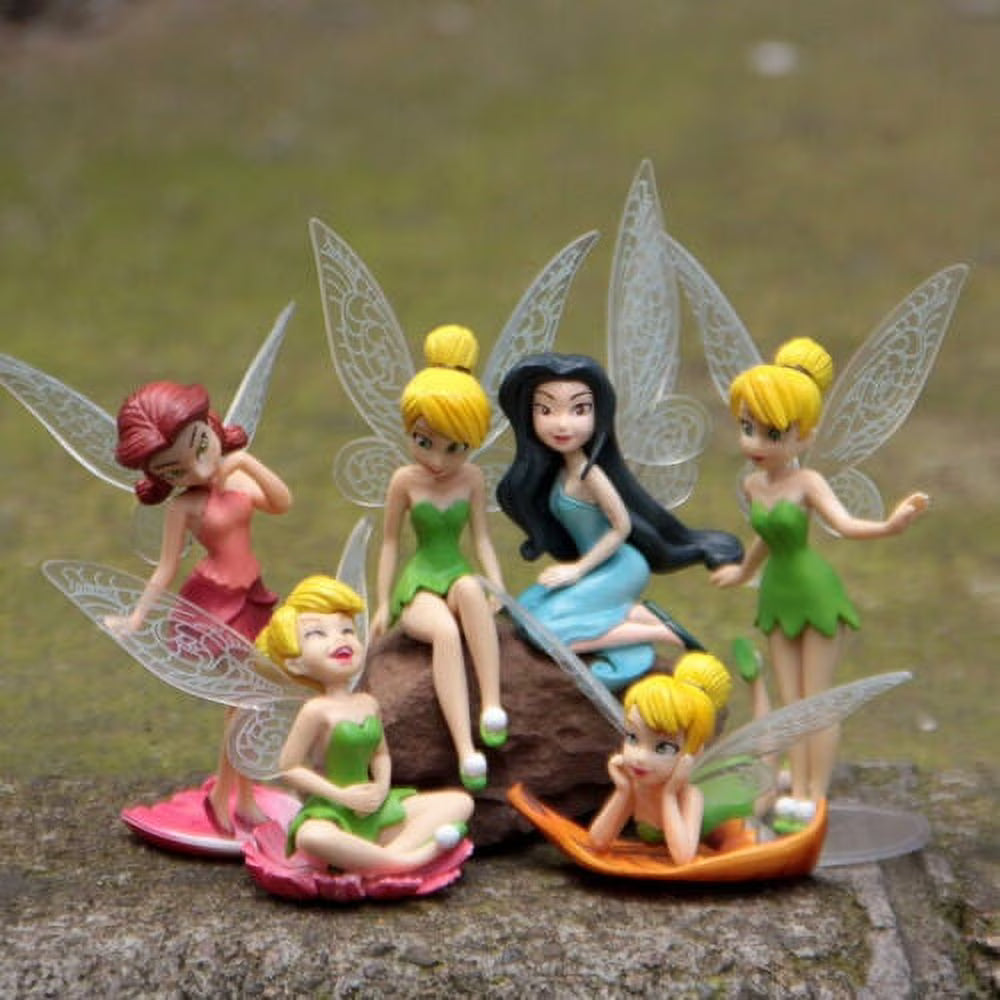 6pcs Fairy Figures Cake Topper Toy Q29840