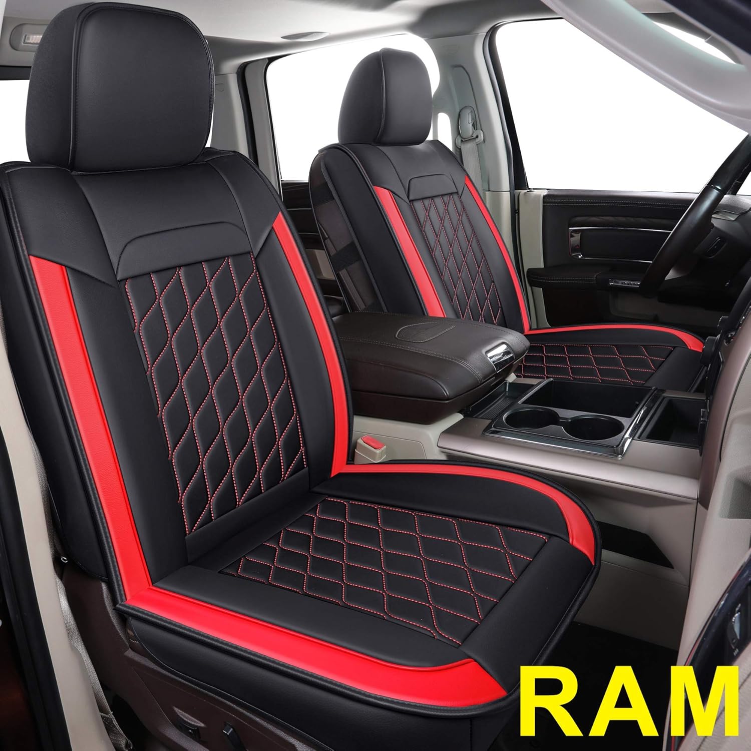 Ram Seat Covers Full Set with Faux Leather S3783